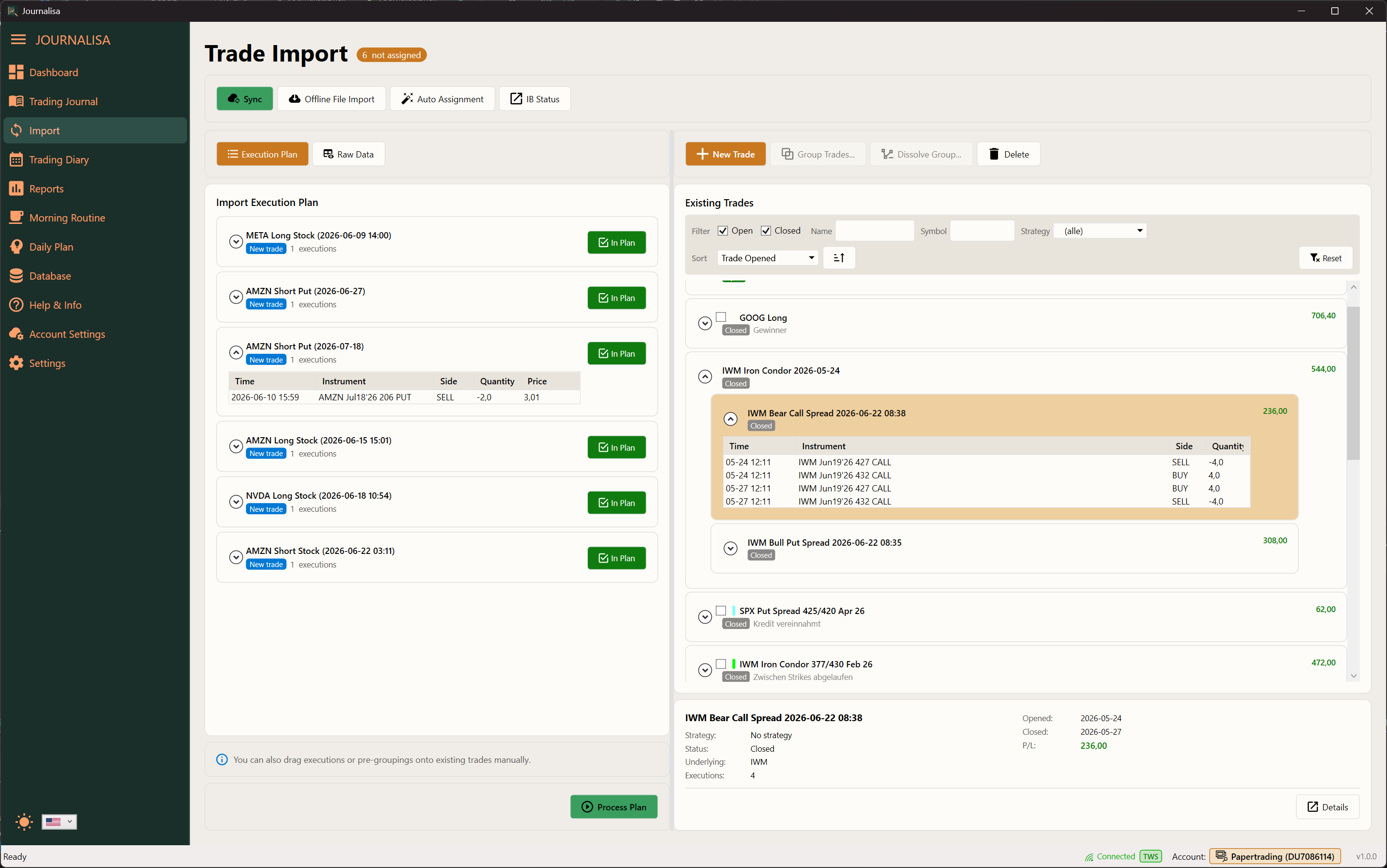 Trade import